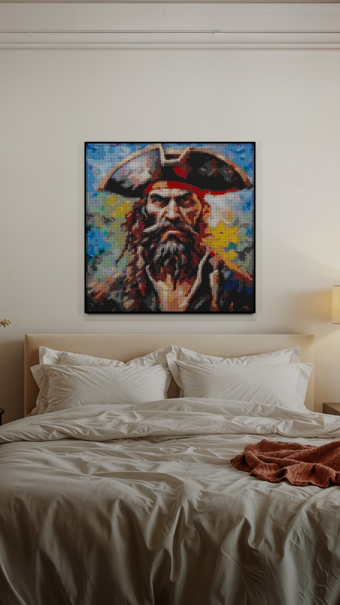 Captain Dreadheart LEGO® Style mosaic creative DIY building set